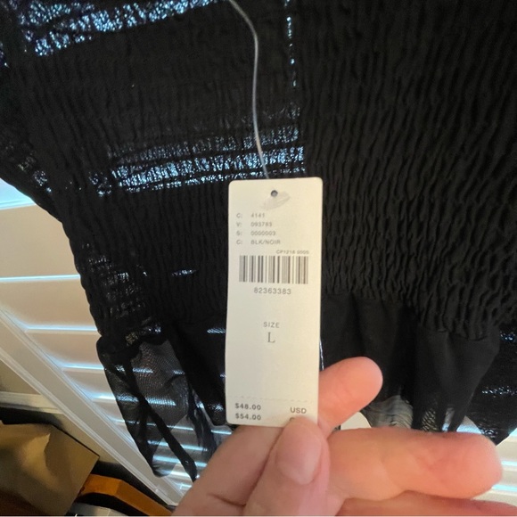 Anthropologie Black Bustier Camisole Top - Picture 5 of 5